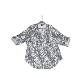 Torrid size 3 top NEW Harper Georgette multicolor  floral summery office